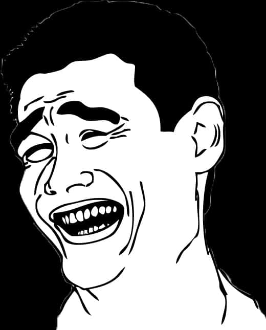 Yao Ming Laughing Meme Face