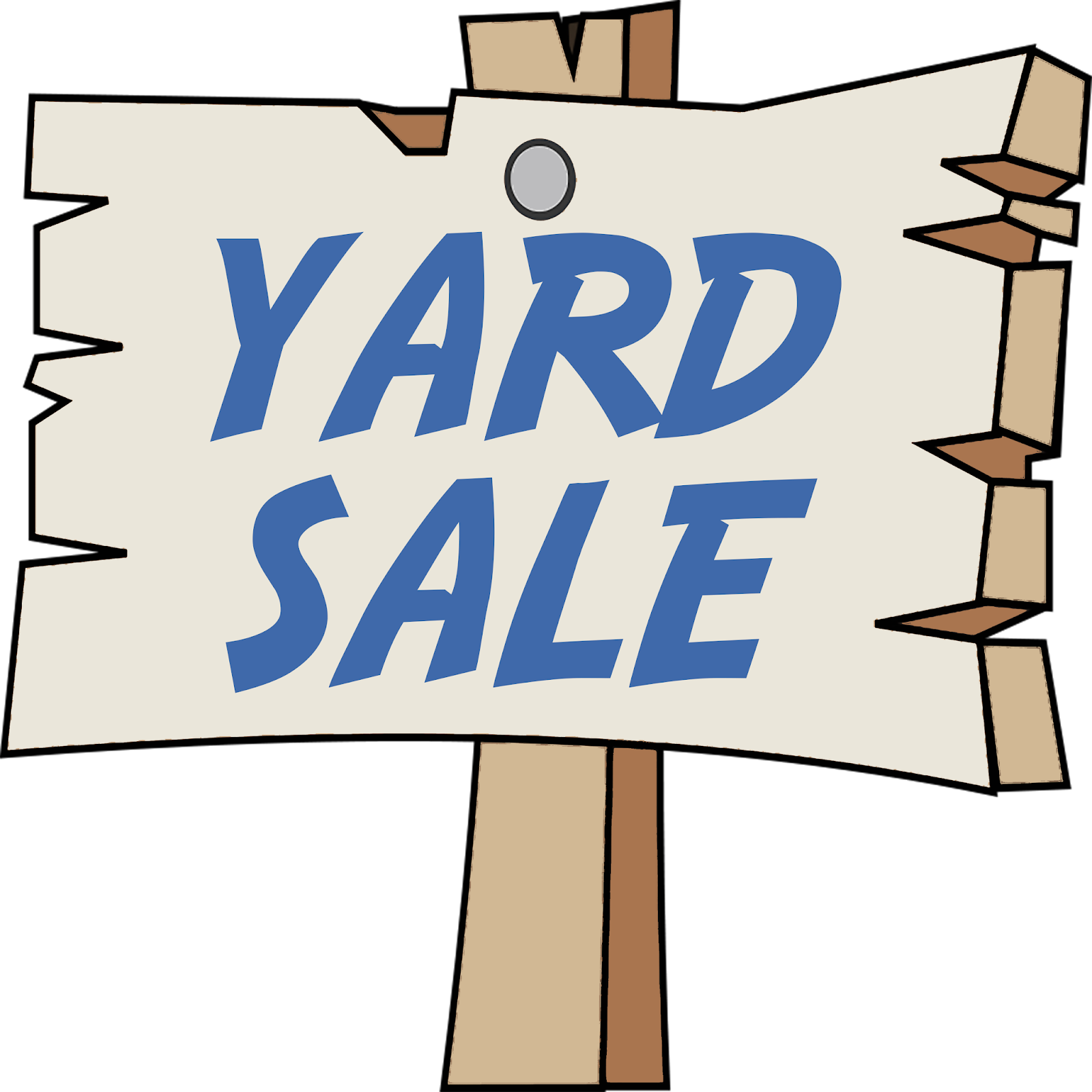 Yard Sale Sign Illustration