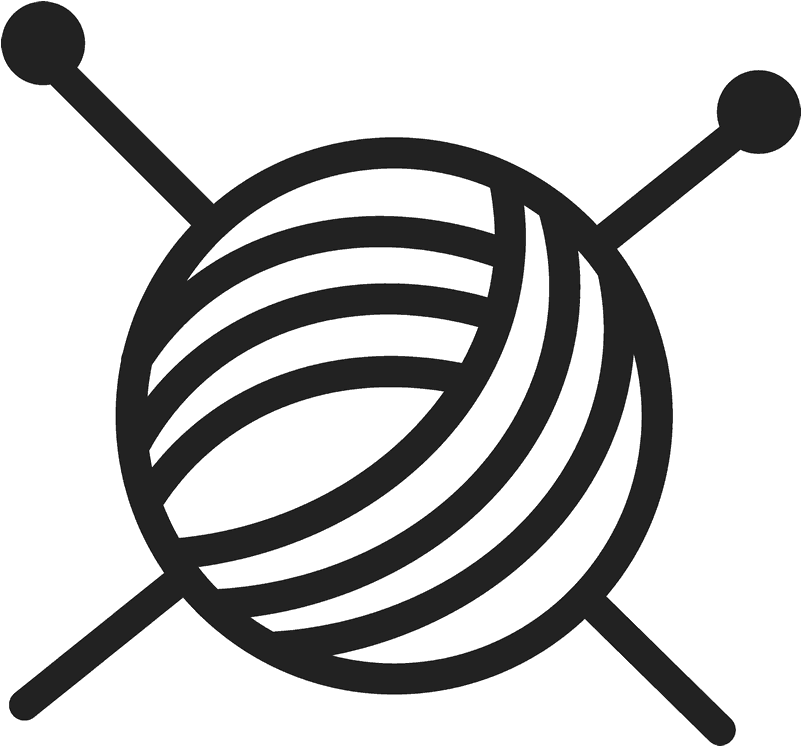 Yarn Balland Knitting Needles Icon