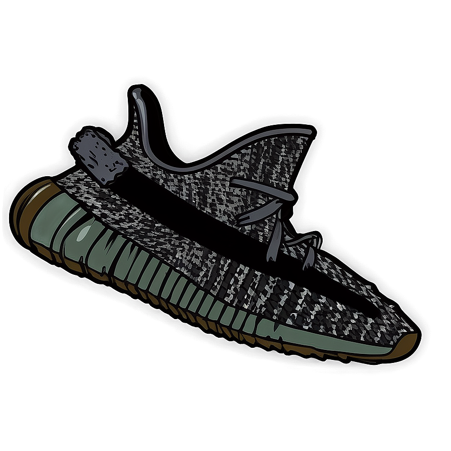 Yeezy Black Non-reflective Png 67