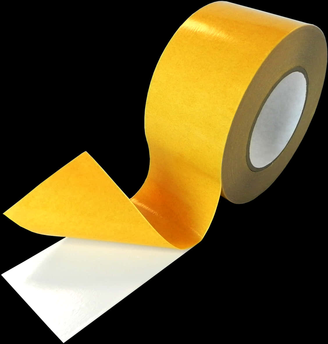 Yellow Adhesive Tape Roll