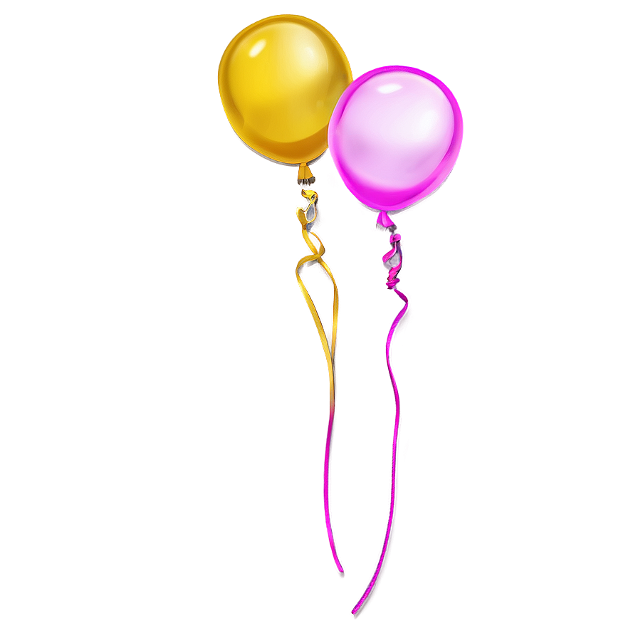 Yellow Balloon Background Png 40