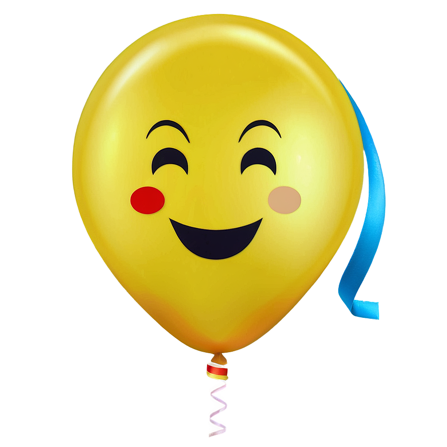 Yellow Balloon Emoji Png Xvf