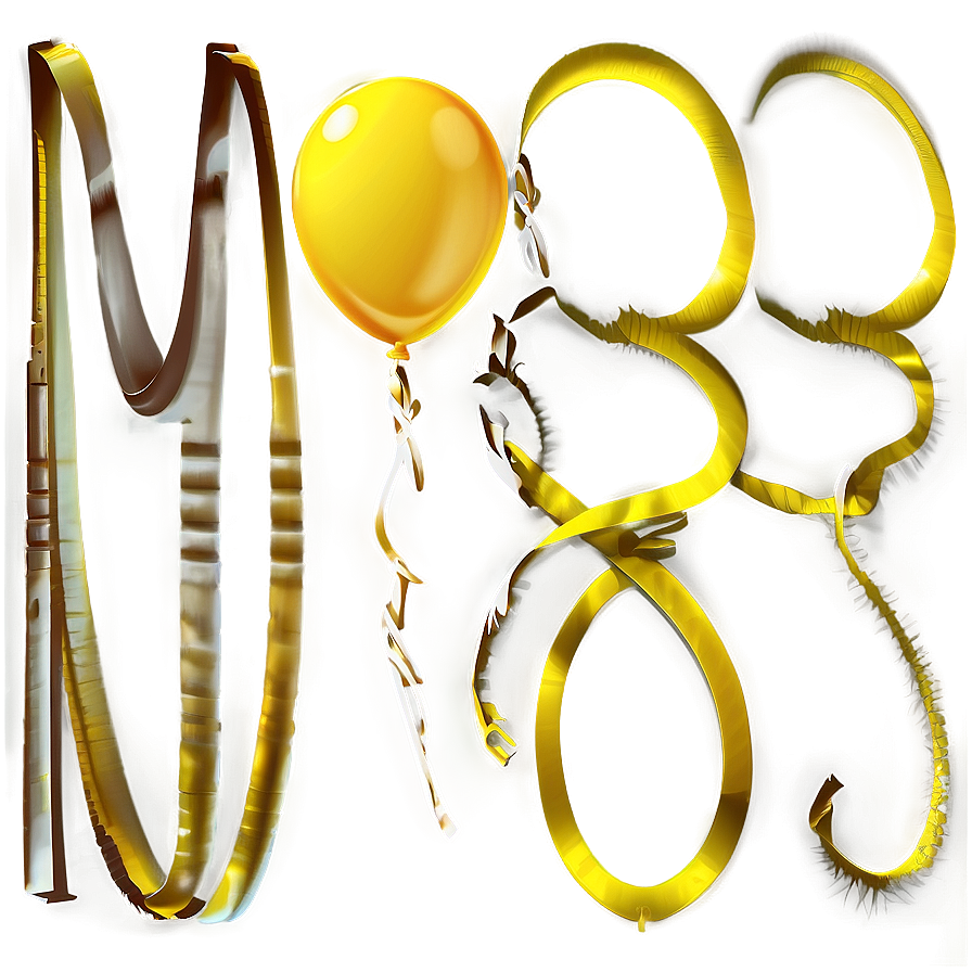 Yellow Balloon Shadow Png Wxh73