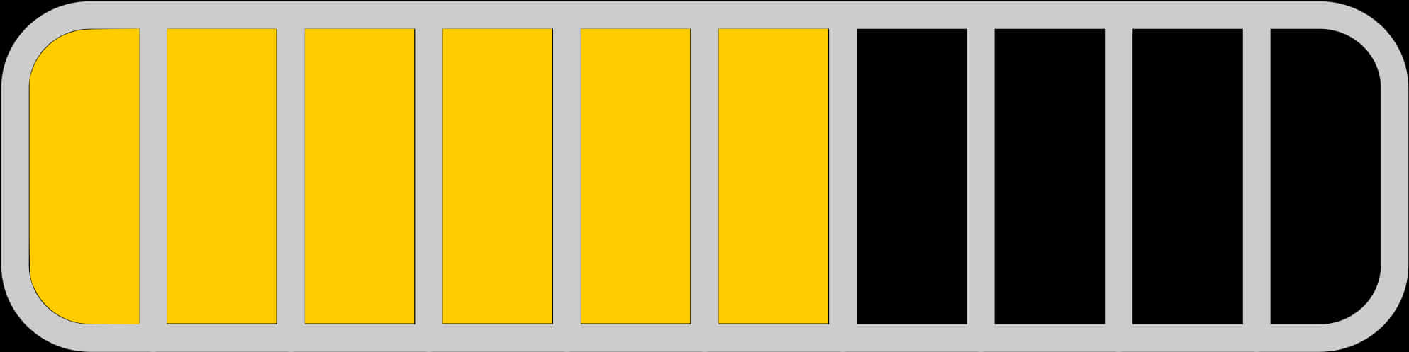 Yellow Black Loading Progress Bar