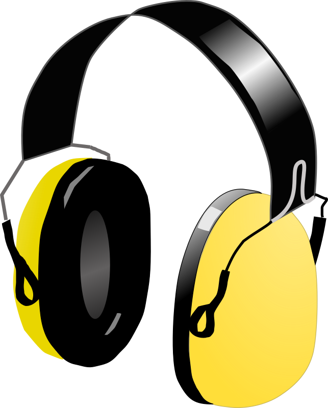 Yellow Black Over Ear Headphones