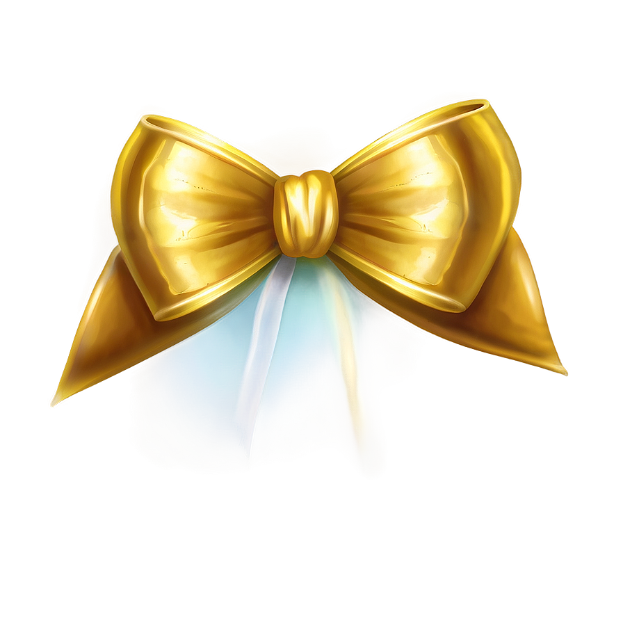 Yellow Bow Illustration Png Vxv
