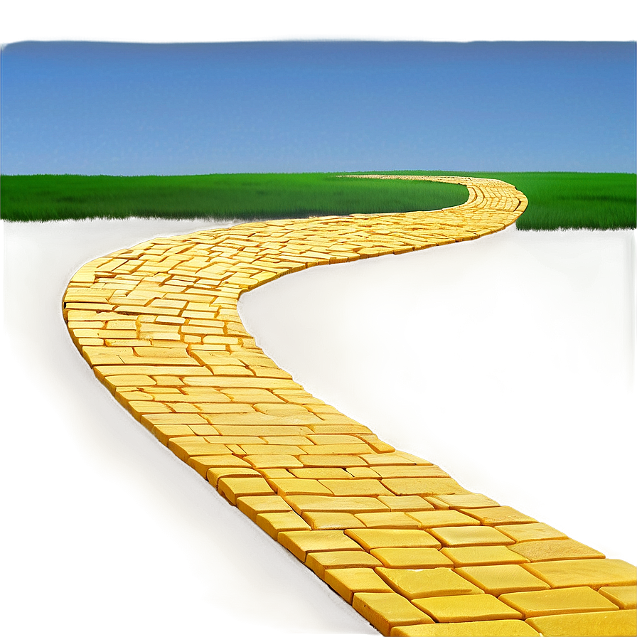 Yellow Brick Road Leading To Adventure Png Vhf