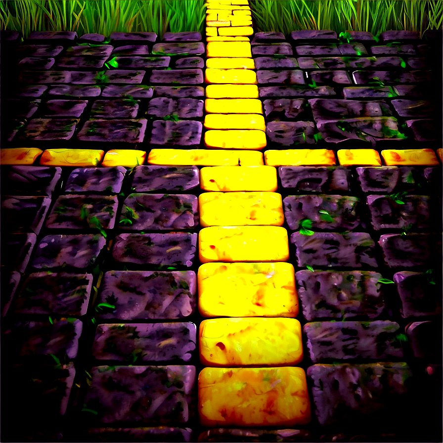 Yellow Brick Road Leading To Mystery Png 17