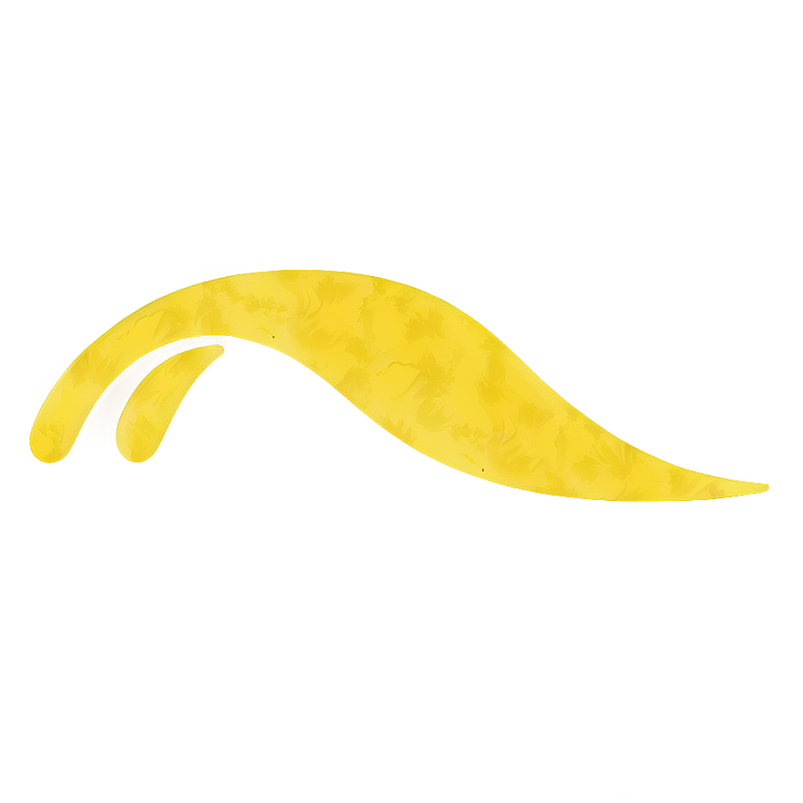 Yellow Brush Stroke Png Tof