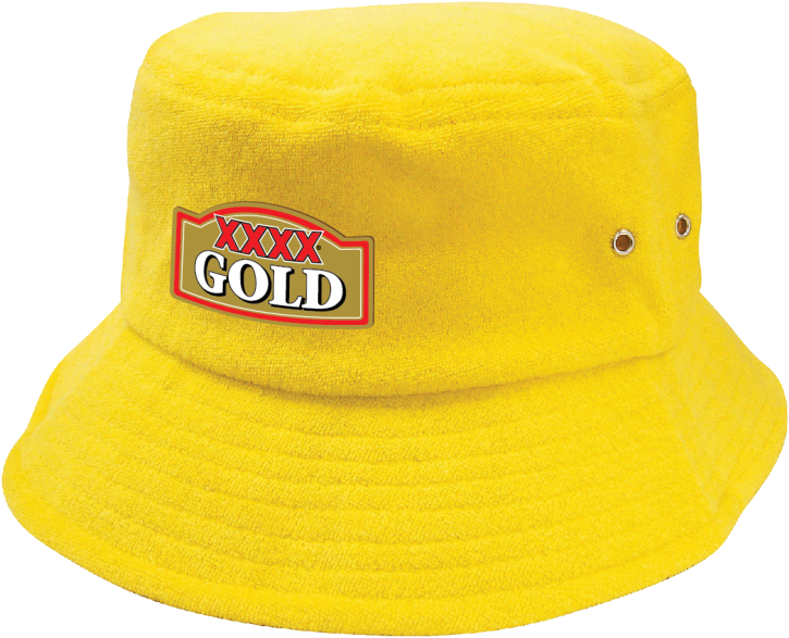 Yellow Bucket Hatwith Logo