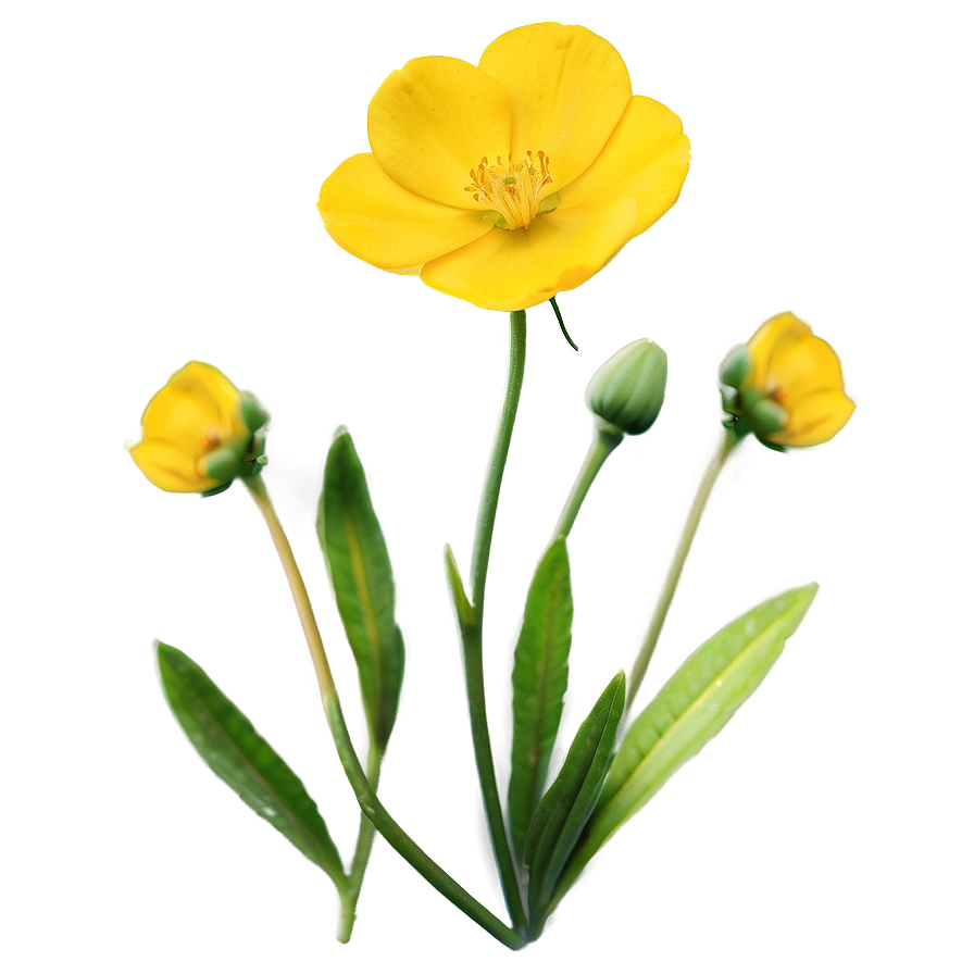 Yellow Buttercup Png Eja