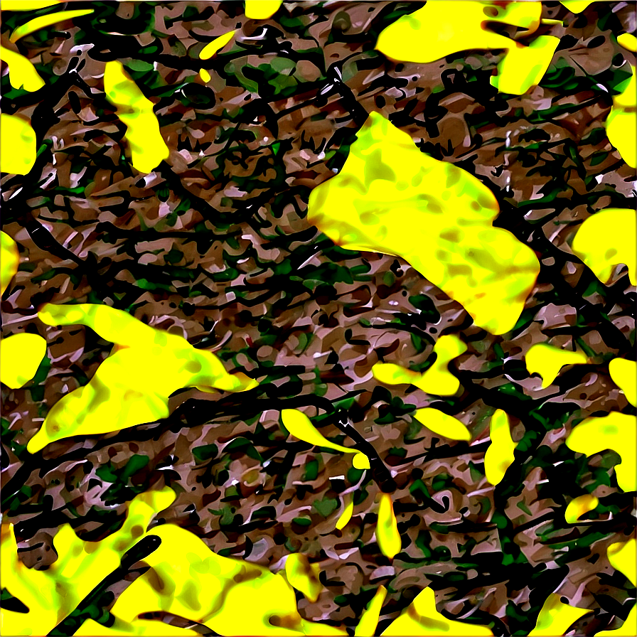 Yellow Camo Texture Png Fdn
