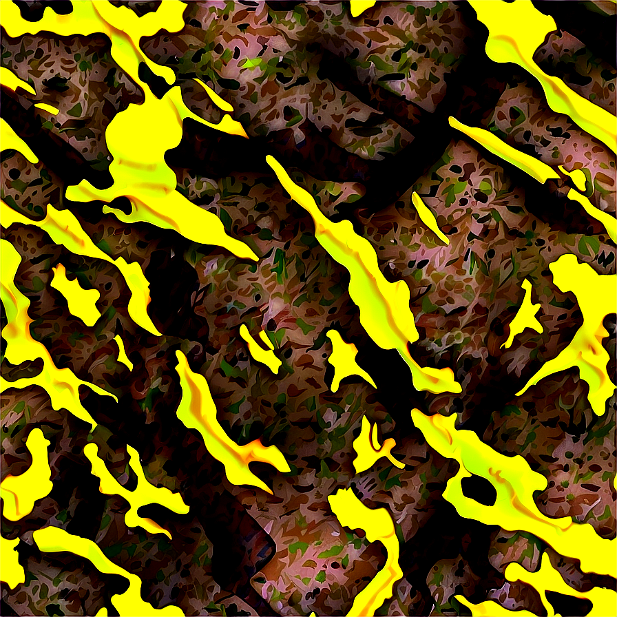 Yellow Camo Texture Png Irn