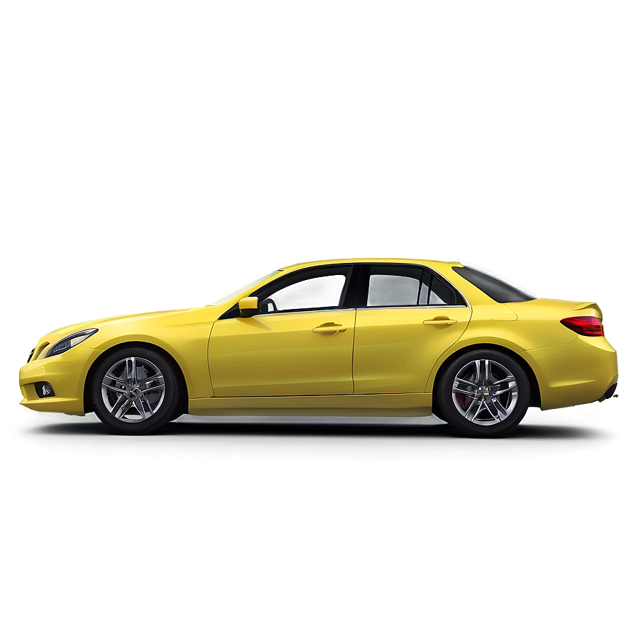 Yellow Car Silhouette Png 06292024