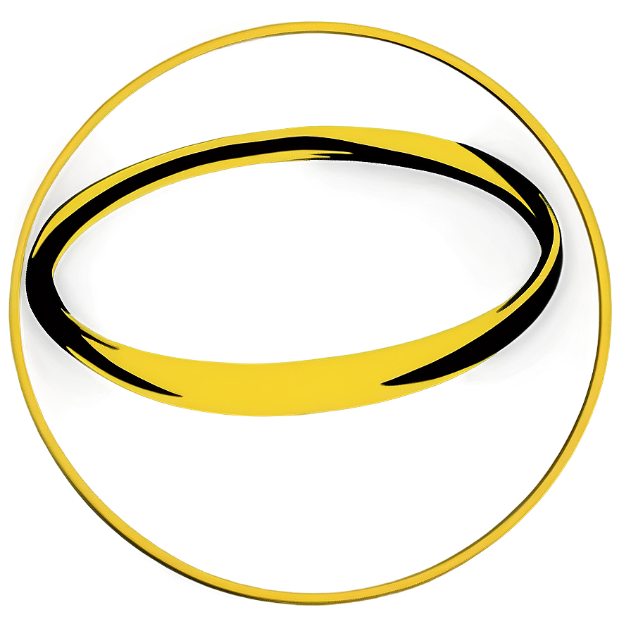 Yellow Circle Graphic Png Cln