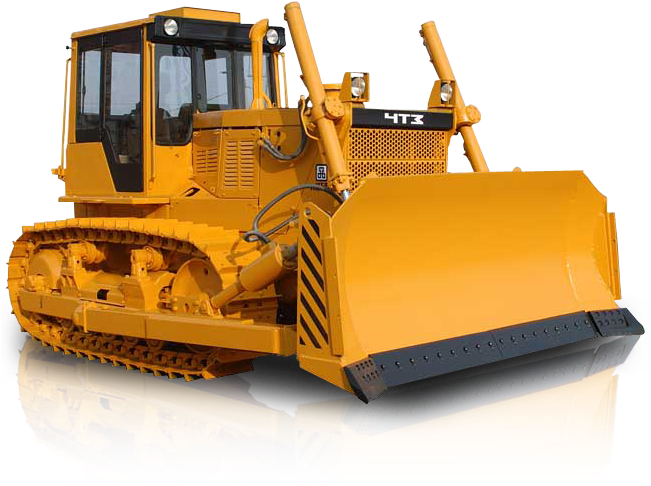 Yellow Construction Bulldozer