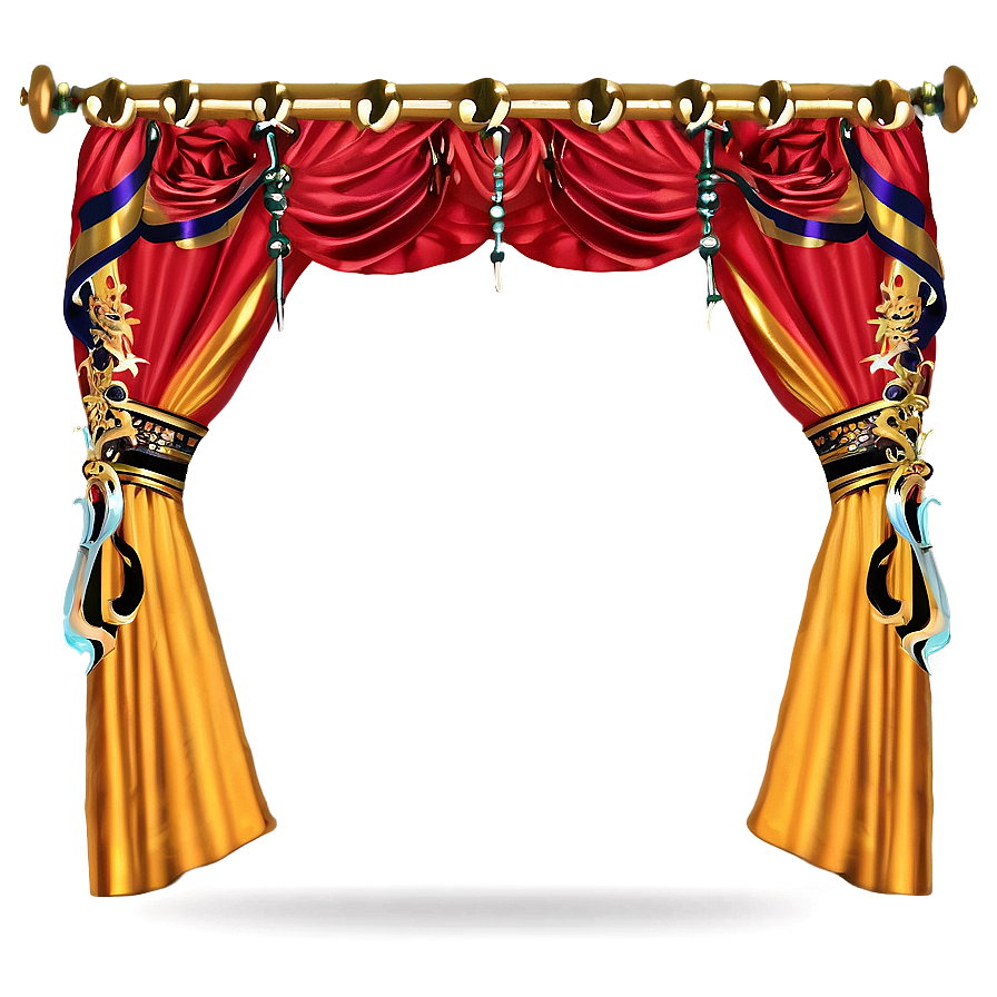 Yellow Curtains Png 26