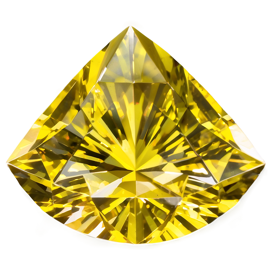 Yellow Diamond Close-up Png Sbm