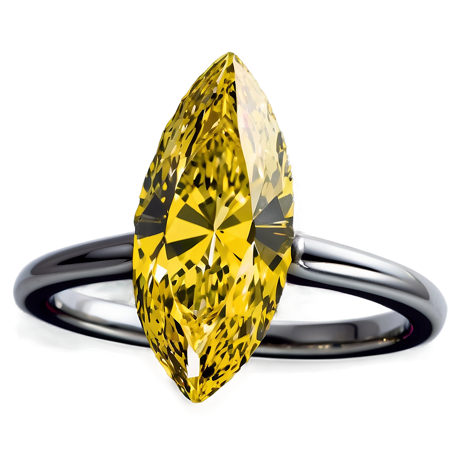 Yellow Diamond In Bezel Setting Png Bor24