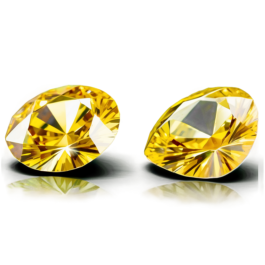 Yellow Diamond In Golden Light Png Nqr