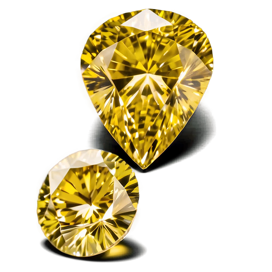 Yellow Diamond In Natural Light Png 54