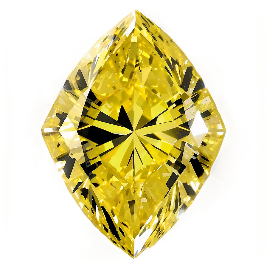 Yellow Diamond On White Background Png Yxb43