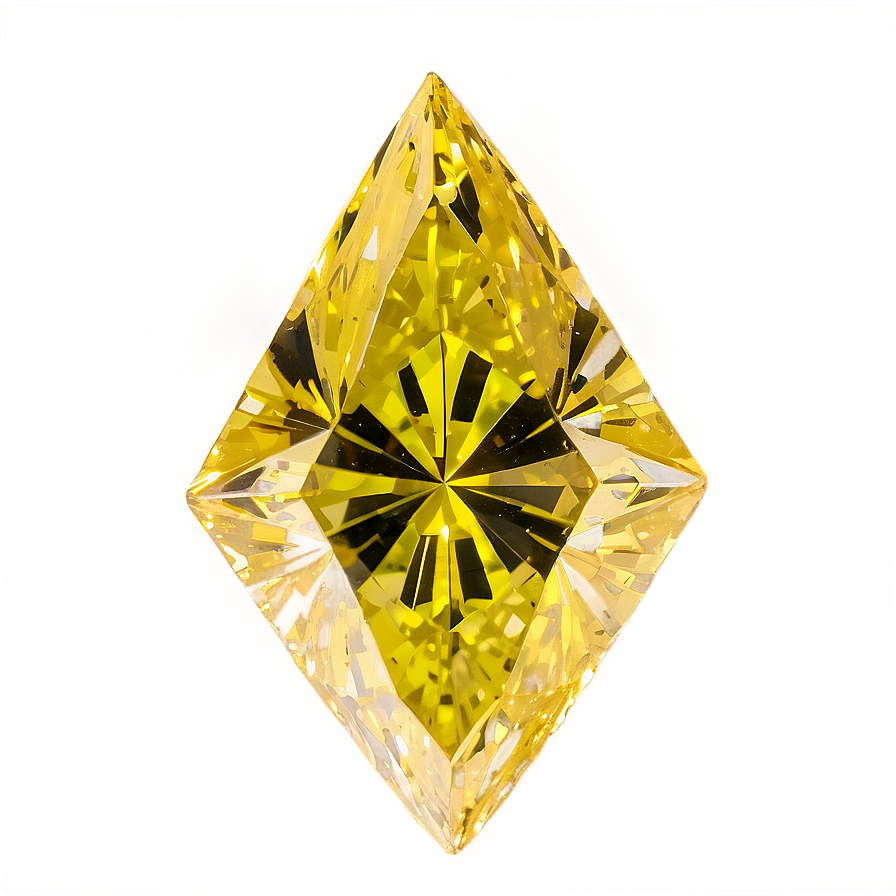 Yellow Diamond Solitaire Png Emm