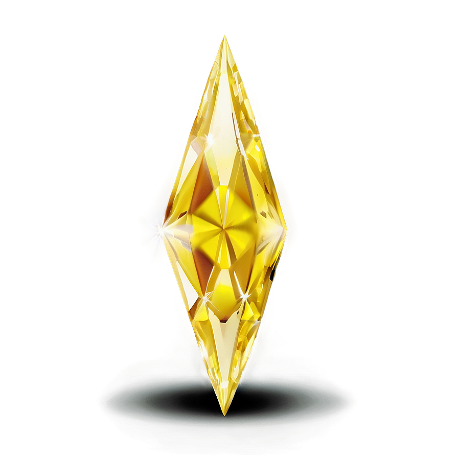 Yellow Diamond Transparent Png Khv56