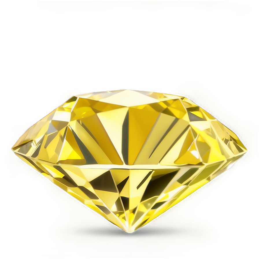 Yellow Diamond Transparent Png Qjh7