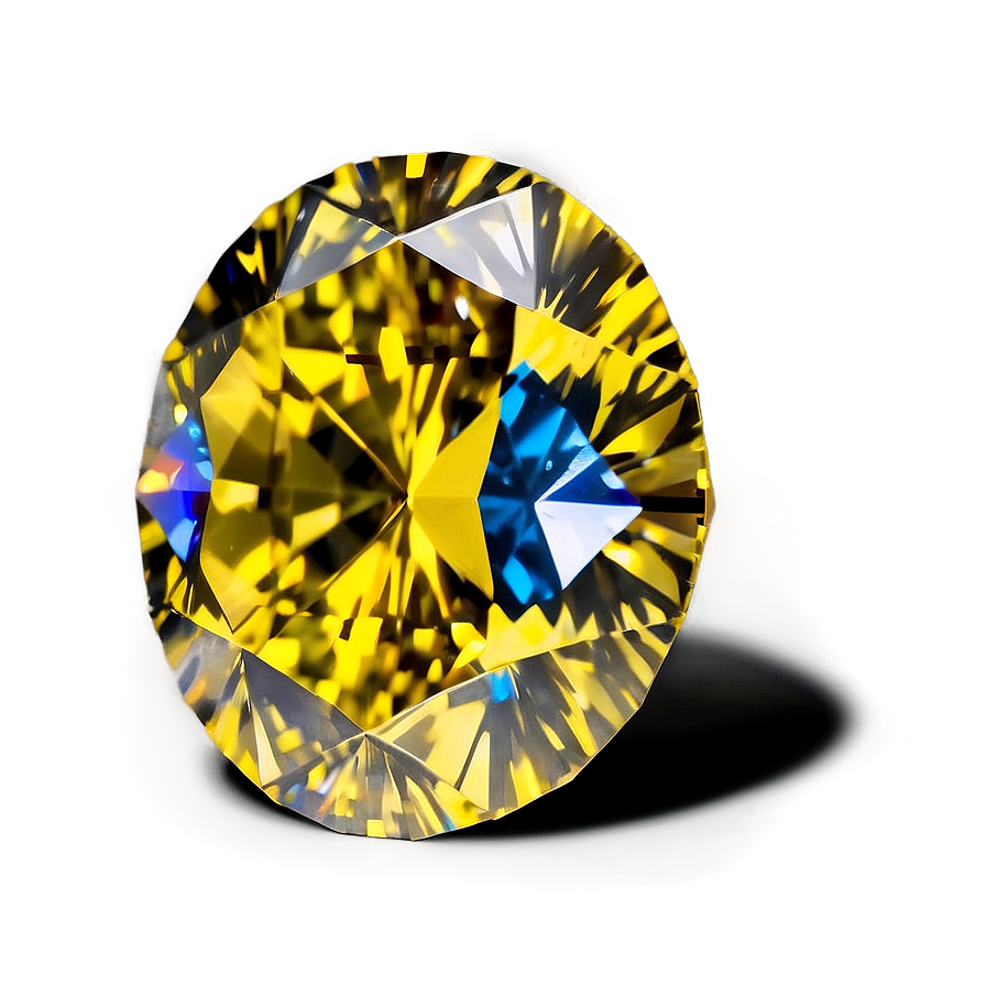 Yellow Diamond With Blue Background Png 83