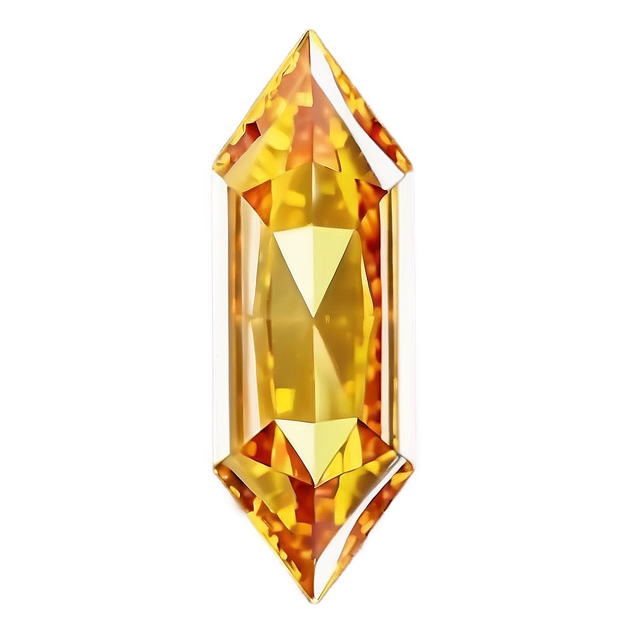 Yellow Diamond With Fire Png 06292024