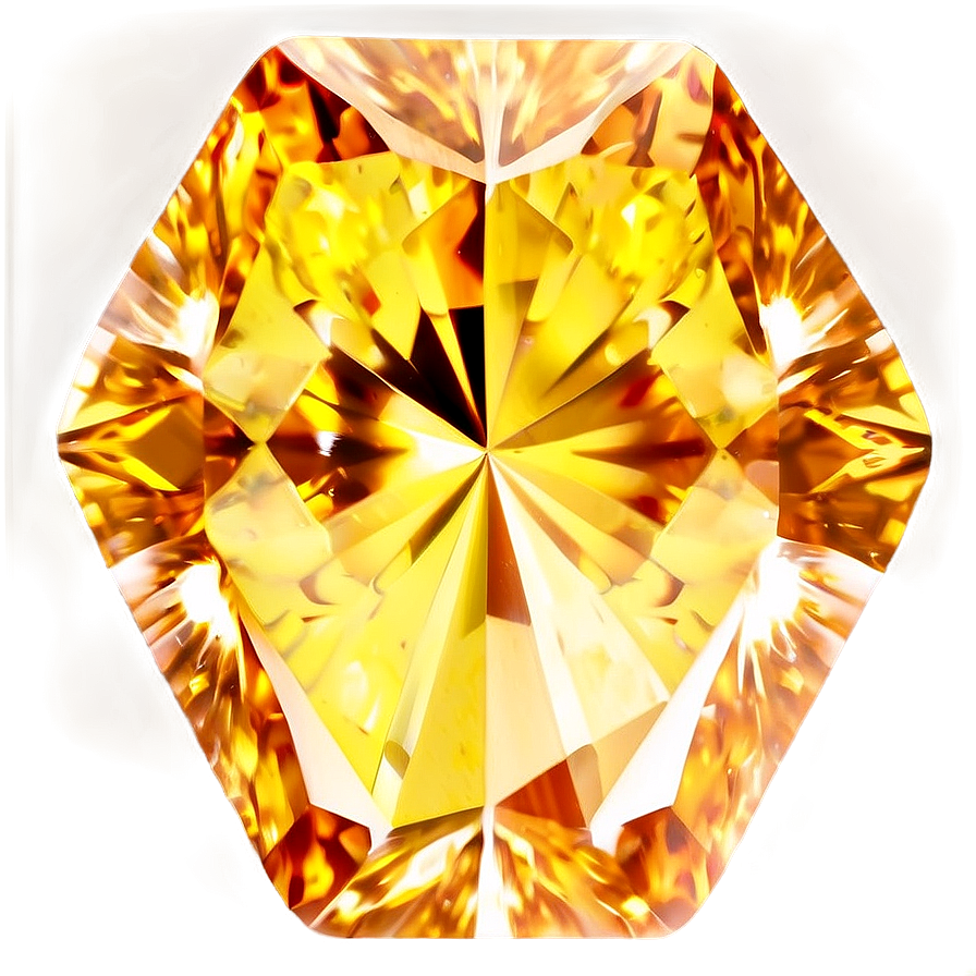 Yellow Diamond With Fire Png Qbi64