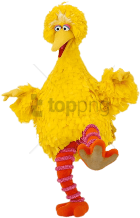 Yellow Feathered Character Dancing