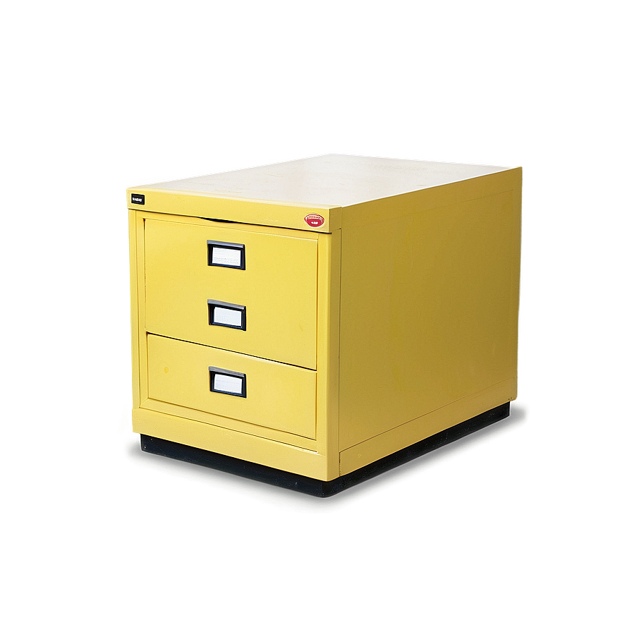 Yellow Filing Cabinet Png 95