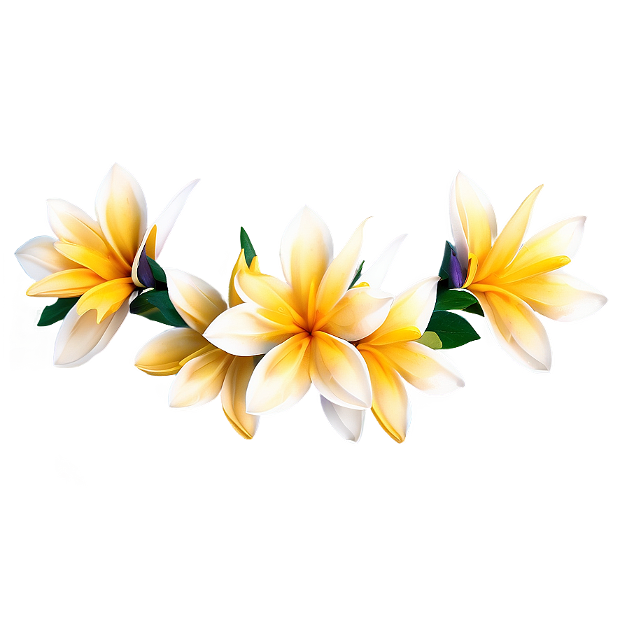 Yellow Flower Decor Png 29