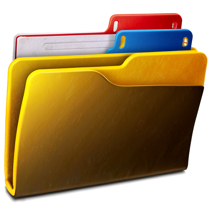 Yellow Folder Png 05252024