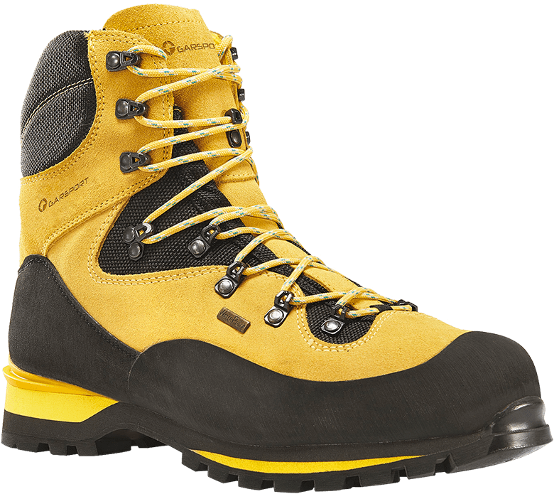 Yellow Hiking Boot Side View