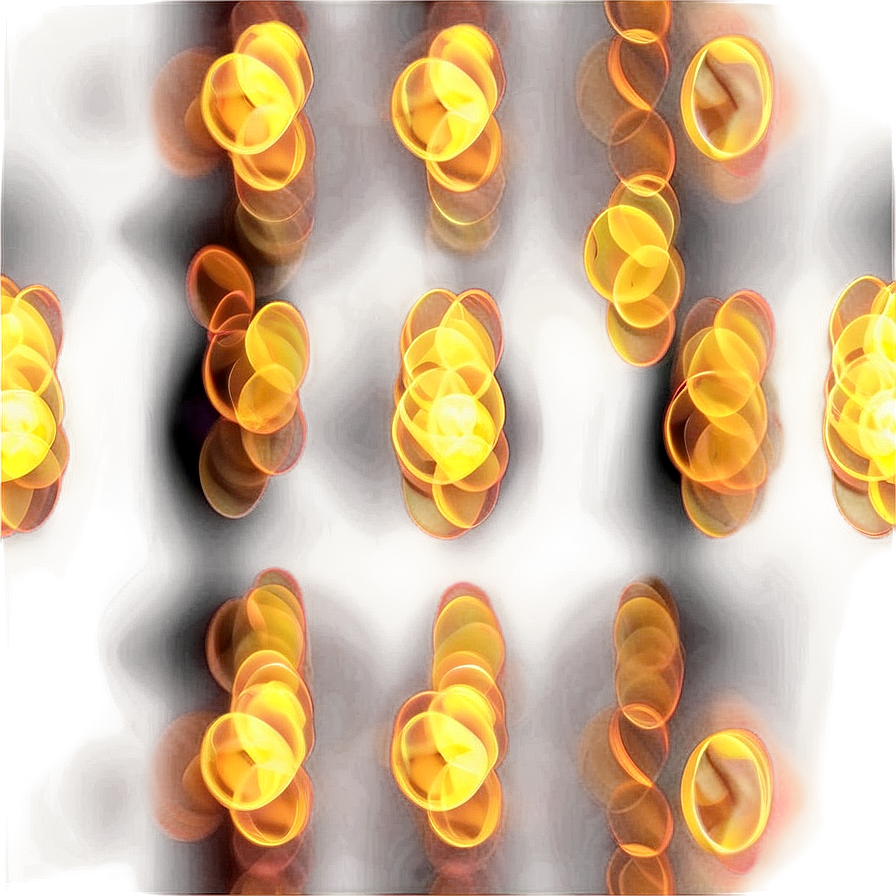 Yellow Light Bokeh Effect Png Qpn70