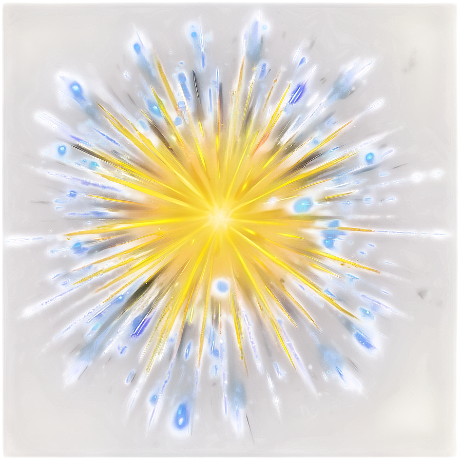 Yellow Light Explosion Png 06202024