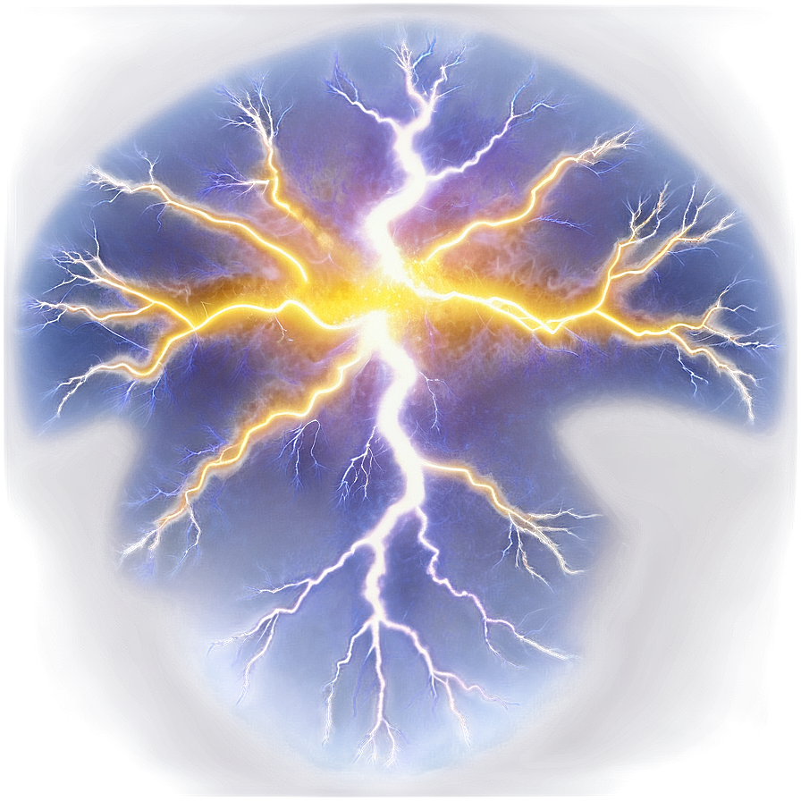 Yellow Lightning Energy Png Aht75