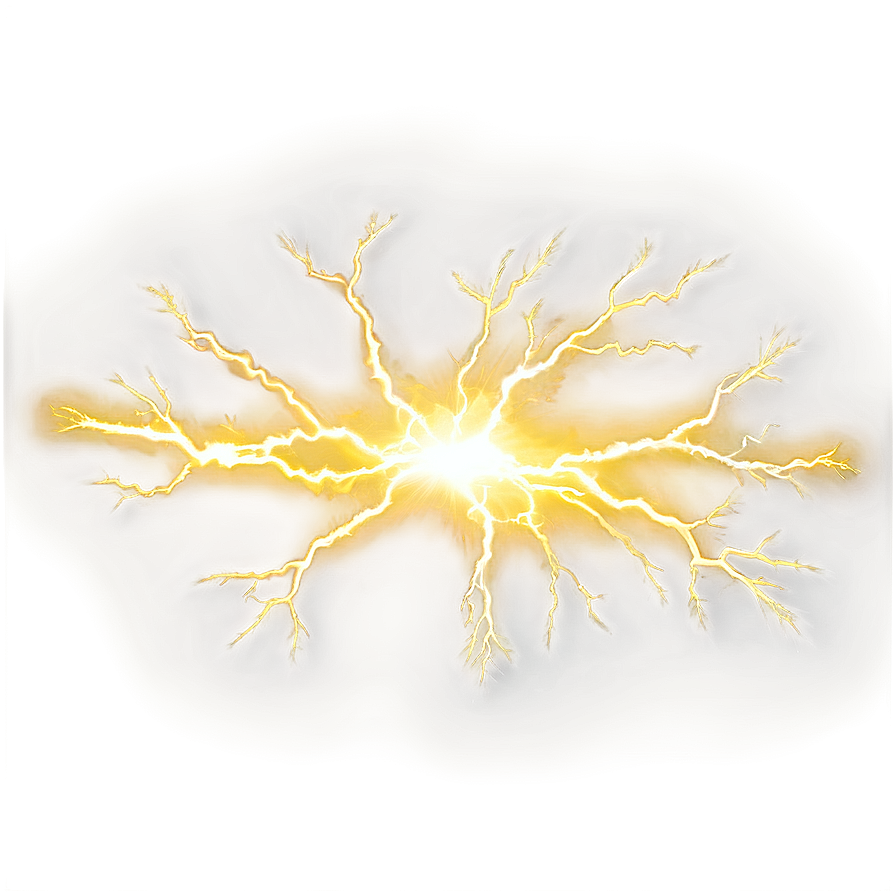 Yellow Lightning Flare Png Pke