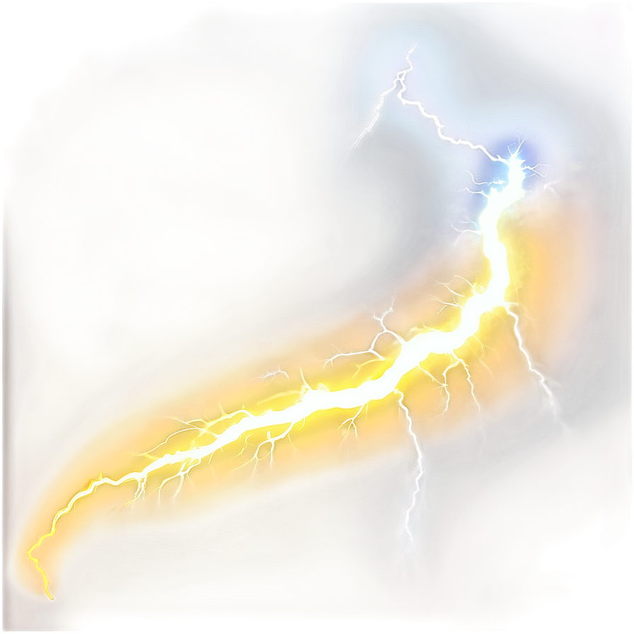 Yellow Lightning Glow Png Ljf