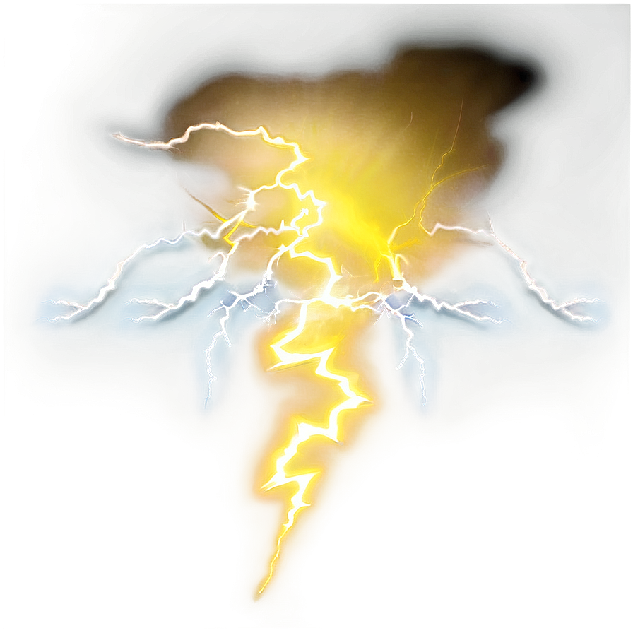 Yellow Lightning Path Png 1