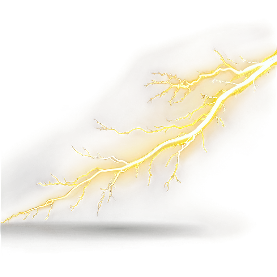 Yellow Lightning Trail Png Uvx35