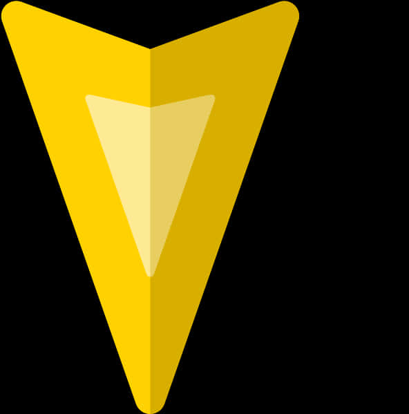 Yellow Location Pin Icon