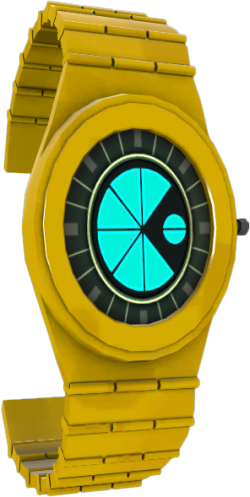 Yellow Modern Wristwatch