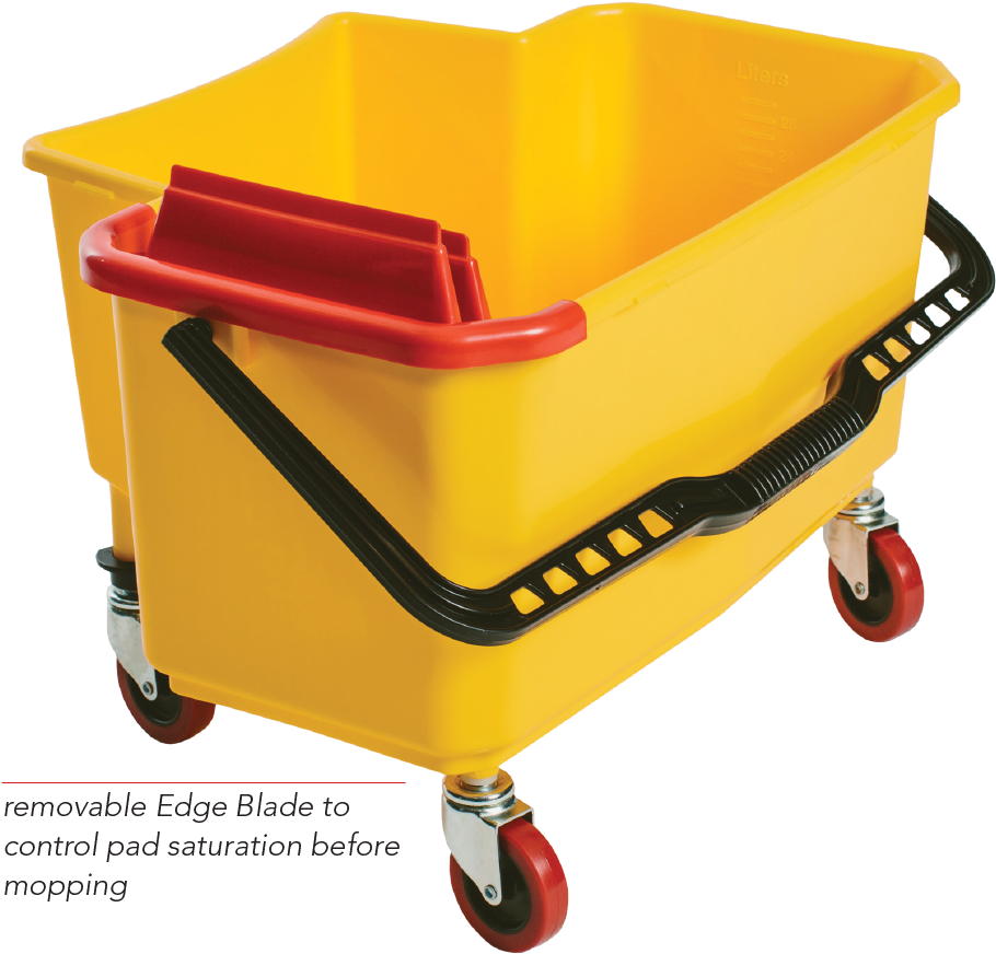 Yellow Mop Bucket With Wringer