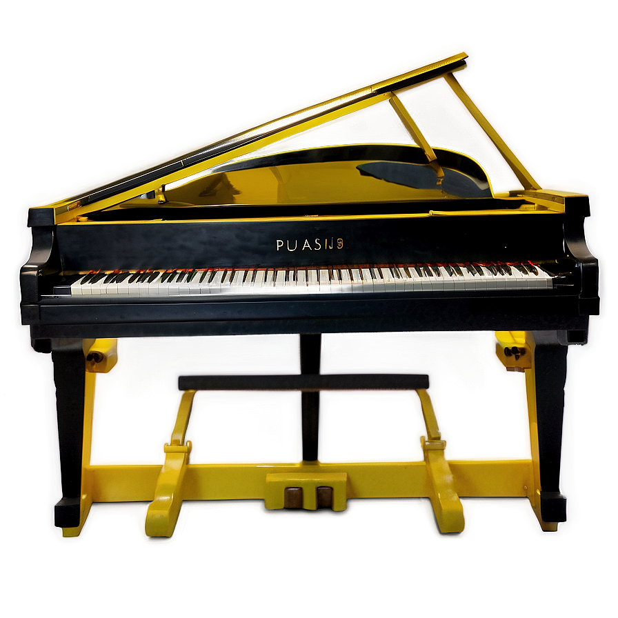 Yellow Piano Png Qwt