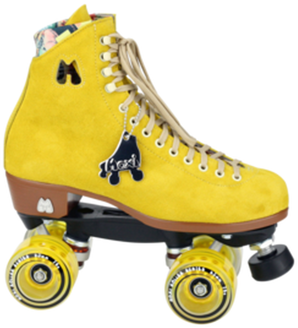 Yellow Quad Roller Skate